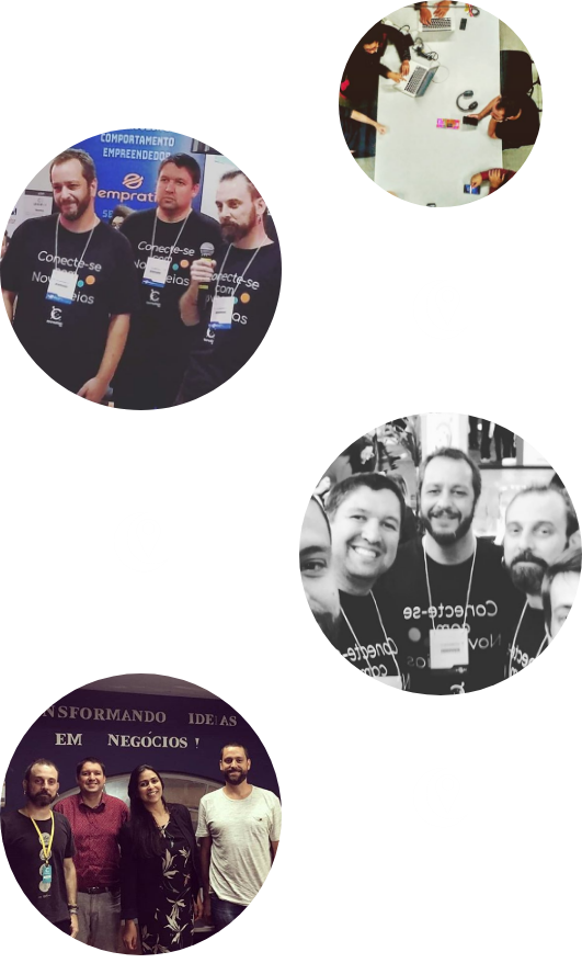 Equipe Nitemapp em eventos e feiras de empreendedorismo